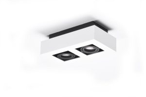 Lampa sufitowa NIKEA 2 GU10 WH/BK AZ4433 Azzardo