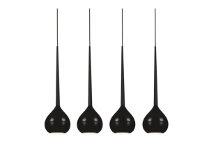 Lampa wisząca AGA 4 AZ1067 Czarny Azzardo