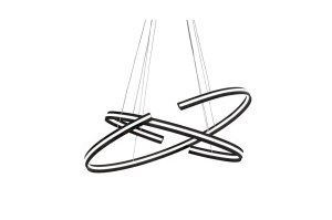 Lampa wisząca ALESSIA DIMM AZ3355 Czarna Azzardo