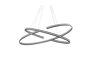 Lampa wisząca ALESSIA XL DIMM AZ3356 Czarna Azzardo