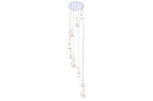 Lampa wisząca AMBER MILANO 9 AZ3102 Transparentna Azzardo