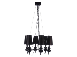Lampa wisząca BAROCO 6 czarna AZ1379 Azzardo