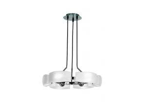 Lampa wisząca FIONA 6 biały / chrom AZ0123 Azzardo