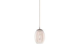 Lampa wisząca HELENA B brąz / transparentna AZ3342 Azzardo