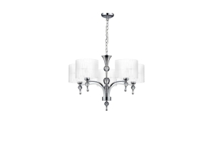Lampa wisząca IMPRESS 5 biały AZ1007 Azzardo