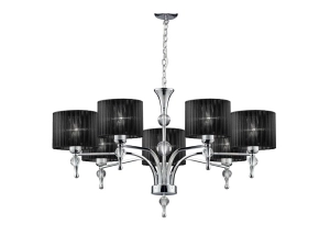 Lampa wisząca IMPRESS 7 czarna AZ0500 Azzardo