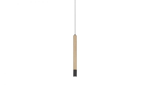 Lampa wisząca IZOLDA 1 drewno / czarny AZ3339 Azzardo