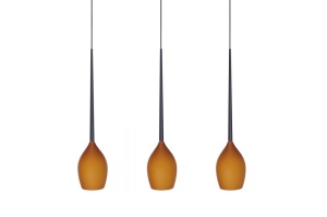 Lampa wisząca IZZA 3 bursztynowa AZ2322 Azzardo