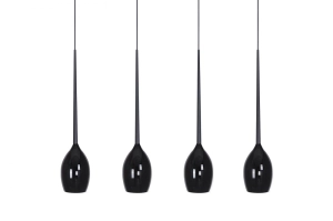 Lampa wisząca IZZA 4 czarna AZ0100 Azzardo