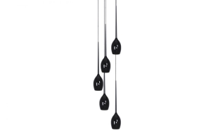 Lampa wisząca IZZA 5 czarny AZ0312 Azzardo