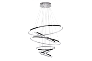 LAMPA WISZĄCA WHEEL 6 LONG DIMM CHROME AZ2990 Azzardo