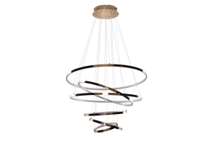 LAMPA WISZĄCA WHEEL 6 LONG DIMM GOLD AZ2921 Azzardo