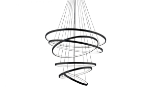 LAMPA WISZĄCA WHEEL 6 LONG DIMM BLACK AZ2923 Azzardo
