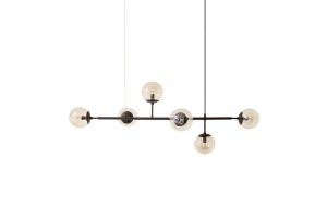 LAMPA WISZĄCA HELIOS 6 BK AZ4698 Azzardo