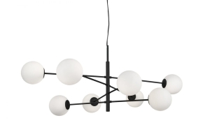 LAMPA WISZĄCA OVIEDO 8 BK/BK AZ4422 Azzardo