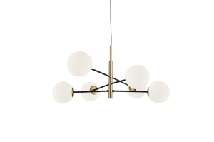 LAMPA WISZĄCA OVIEDO 6 GO/BK AZ4421 Azzardo