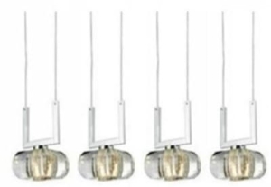 LAMPA WISZĄCA RUBIC 4A AZ0494 Azzardo