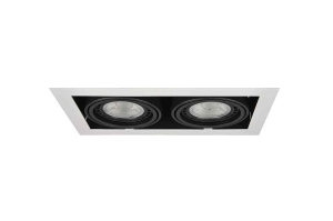 Oprawa wpuszczana NOVA 2 WHITE/BLACK AZ2877 AZzardo