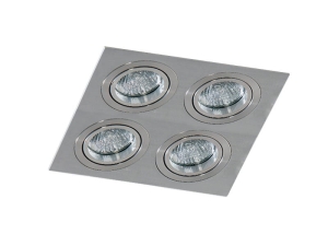 Oprawa wpuszczana CARO 4 SQUARE ALUMINIUM AZ2444 AZzardo
