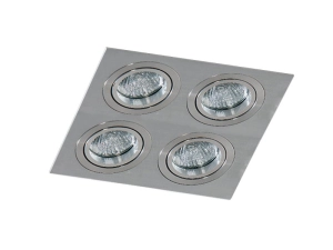 Oprawa wpuszczana CARO 4 SQUARE ALUMINIUM AZ2444 AZzardo