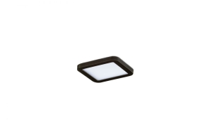Plafon SLIM 22 SQUARE 3000K IP44 BK AZ4169 AZzardo