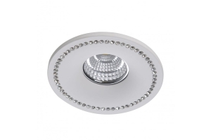 Oczko SIMON ROUND WHITE AZ1473 AZzardo