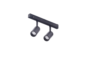 Lampa / Reflektor ALFA NIKKI 2 do systemu magnetic 2x3W 3000K czarny/czarny AZ4592 Azzardo