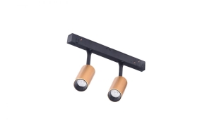 Lampa / Reflektor ALFA NIKKI 2 do systemu magnetic 2x3W 3000K złoty/czarny AZ4594 Azzardo