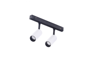 Lampa / Reflektor ALFA NIKKI 2 do systemu magnetic 2x3W 3000K biały/czarny AZ4593 Azzardo
