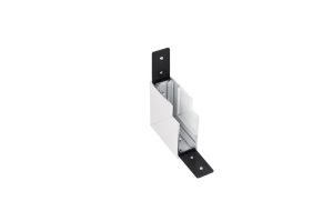 Alfa łącznik ścienny L do systemu magnetycznego podtynkowego Magnetic52 kolor biały AZ4684 Azzardo