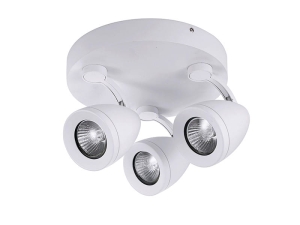 Kinkiet / Lampa ścienna / sufitowa ALBICO 3 ROUND AZ1243 Biały Azzardo