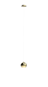 Lampa wisząca GULIA 1 PENDANT Złoty / biały AZ4980 AZzardo
