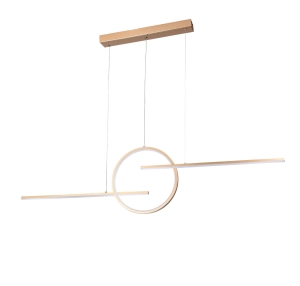 Lampa wisząca LAUREN 3-STEP DIMM Złoty / biały AZ5258 AZzardo