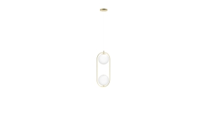 Lampa wisząca COCO 2 PENDANT Złoty AZ4982 AZzardo