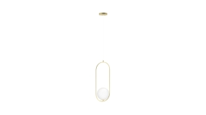 Lampa wisząca COCO 1 PENDANT Złoty AZ4981 AZzardo