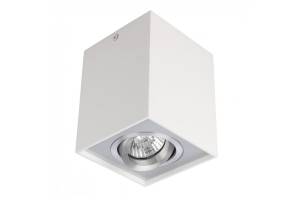Lampa wewnętrzna / natynkowa ELOY 1 biały / aluminium AZ0872 Azzardo