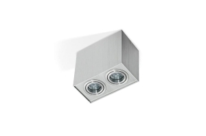 Lampa wewnętrzna / natynkowa ELOY 2 aluminium AZ1352 Azzardo