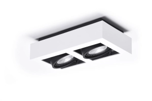 Lampa sufitowa NIKEA 2 ES111 WH/BK AZ4439 Azzardo