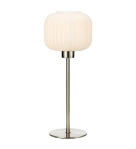 Lampa stołowa SOBER biały/stal 108121 Markslojd