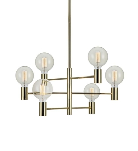 CAPITAL Wisząca 6L Złota 106418 Markslojd