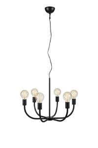 AMISTOSO Pendant 6L Black 108290 Markslojd