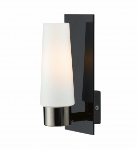 BRASTAD Kinkiet 1L Czarny/Biały IP44 107614 Markslojd