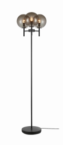 CROWN Podłogowa 3L Czarna/Przydymiony 107947 Markslojd