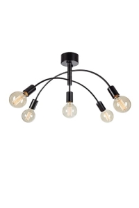 CYGNUS Ceiling 5L Black 108284 Markslojd