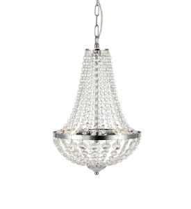 GRÄNSÖ Chandelier 2L Chrome/MC IP44 107550 Markslojd