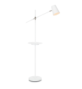 LINEAR Podłogowa 1L USB Biała 107308 Markslojd