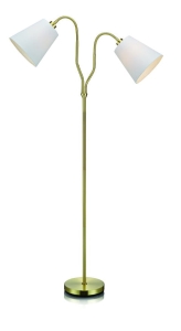 MODENA Podłogowa 2L Mosiądz/Biały 105274 Markslojd