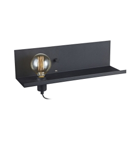 MULTI Kinkiet USB 1L Czarny 106482 Markslojd