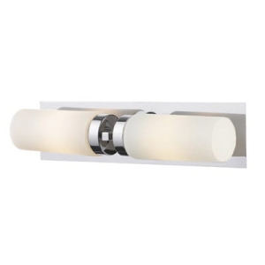 NORRSUNDET Kinkiet 2L Chrom/Biały IP44 102478 Markslojd