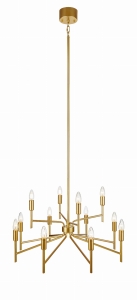 REGENT Wisząca 12L Złoto Malowane 108106 Markslojd